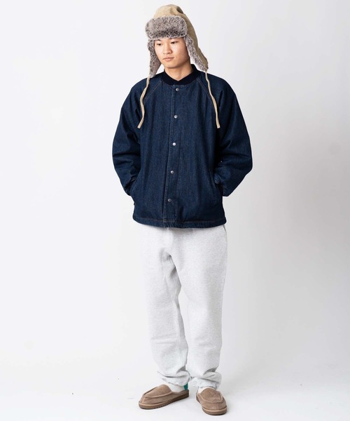 ジムマスター GYMMASTER 中ワタデニムショールカラージャケット 621768