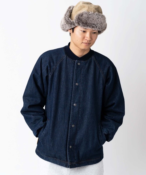 ジムマスター GYMMASTER 中ワタデニムショールカラージャケット 621768