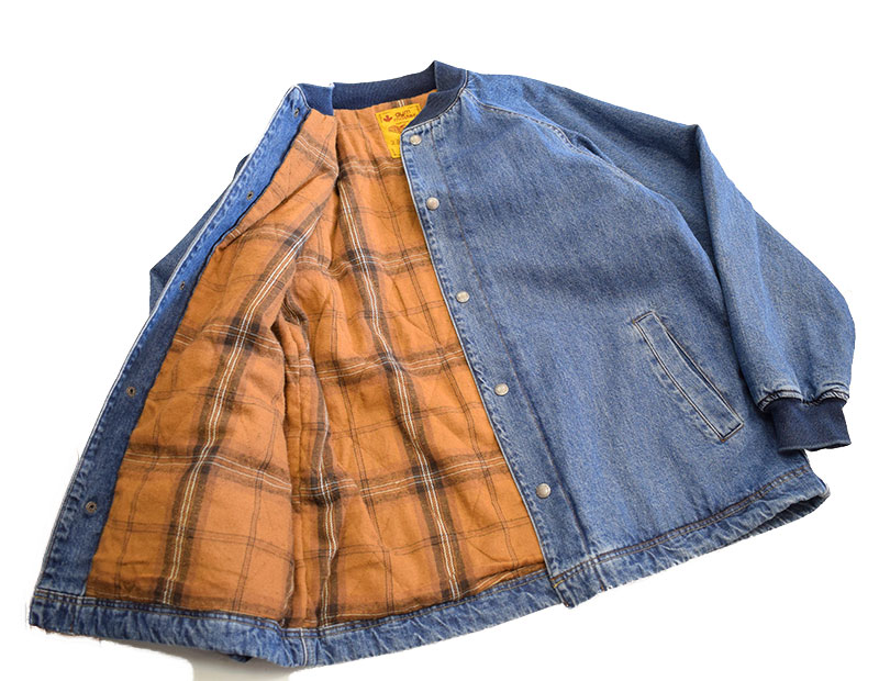 ジムマスター GYMMASTER 中ワタデニムショールカラージャケット 621768