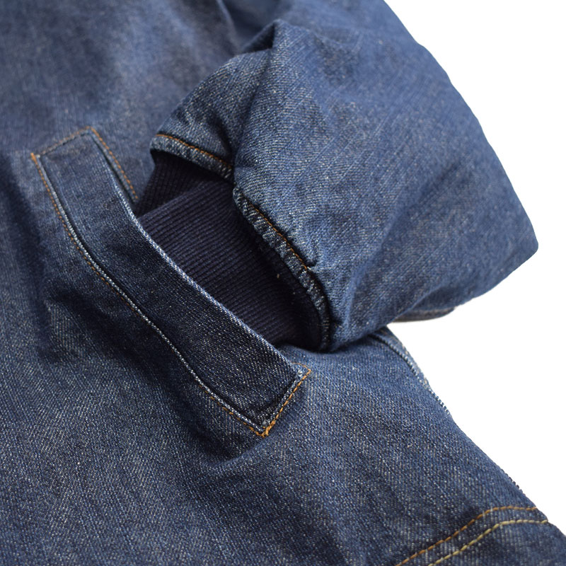 ジムマスター GYMMASTER 中ワタデニムショールカラージャケット 621768