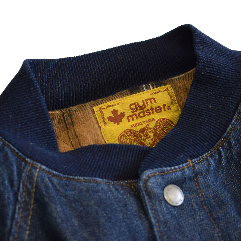 ジムマスター GYMMASTER 中ワタデニムショールカラージャケット 621768