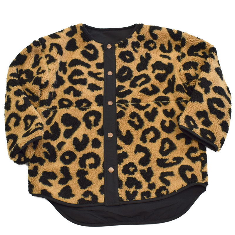 メ*2様 needles レオパード リバーシブル リブカラー ジャケット FK メ*2様 needles レオパード リバーシブル リブカラー ジャケット