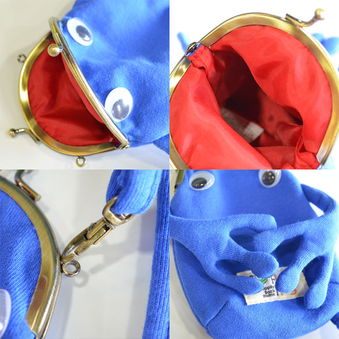 ジムマスター カエルがま口ショルダーマルチケース gym master G321358