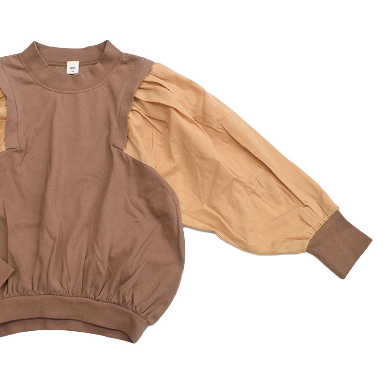 NHT エヌエイチティー ボリュームパフ袖Tシャツ 520262