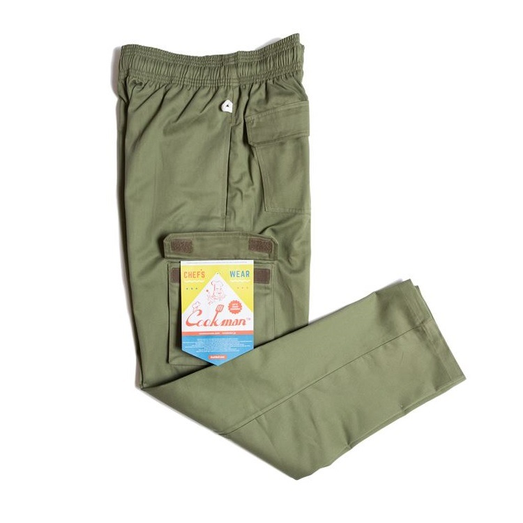 クックマン COOKMAN シェフパンツ カーゴパンツ カーキ