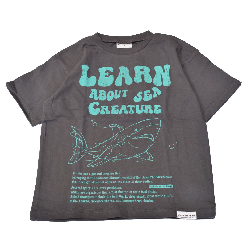 オフィシャルチーム クールタッチ海洋生物Tシャツ 1125420