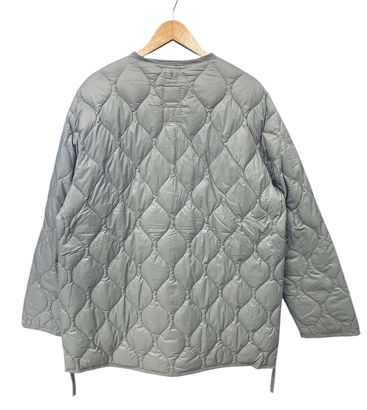 TAION タイオン ミリタリー M65 ライナーWジップ ダウンジャケット-ソフトシェル Dセージ M65LSZBML-1