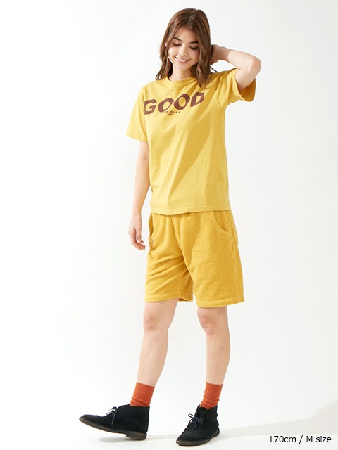 グッドオン GOODON ダブルパイルイージーショートパンツ クリーム