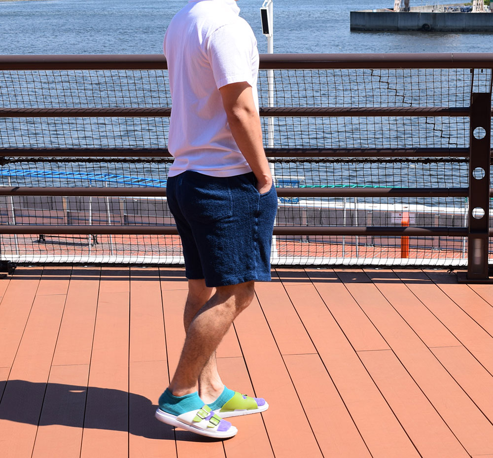 グッドオン GOODON ダブルパイルイージーショートパンツ クリーム