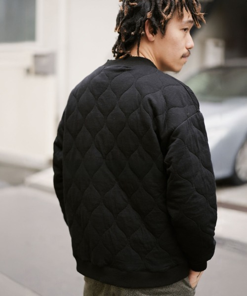 ジムマスター GYMMASTER ウェーブキルトボタンカーデ 433765