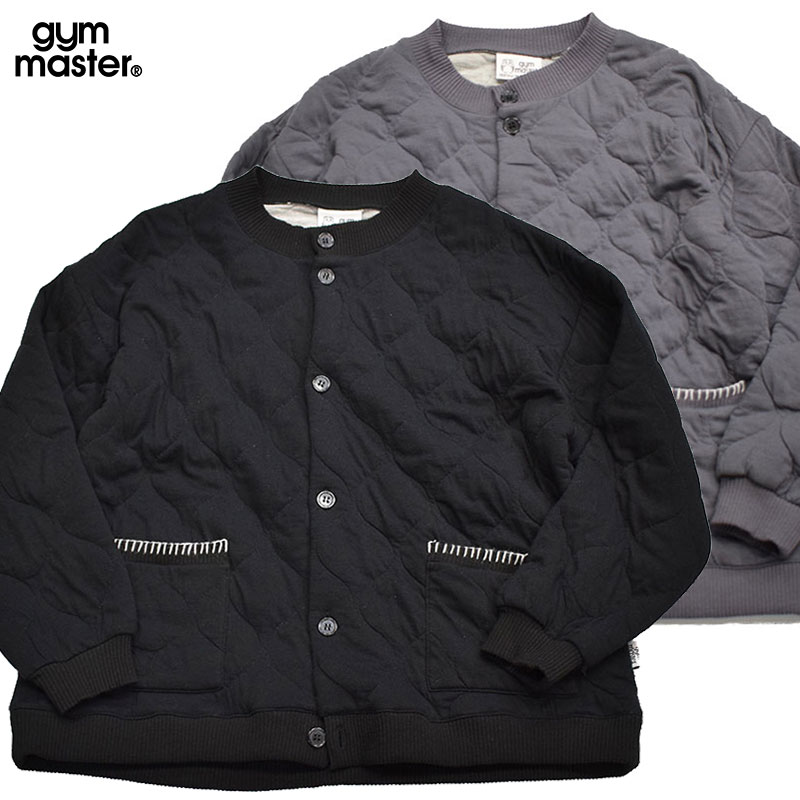 ジムマスター GYMMASTER ウェーブキルトボタンカーデ 433765