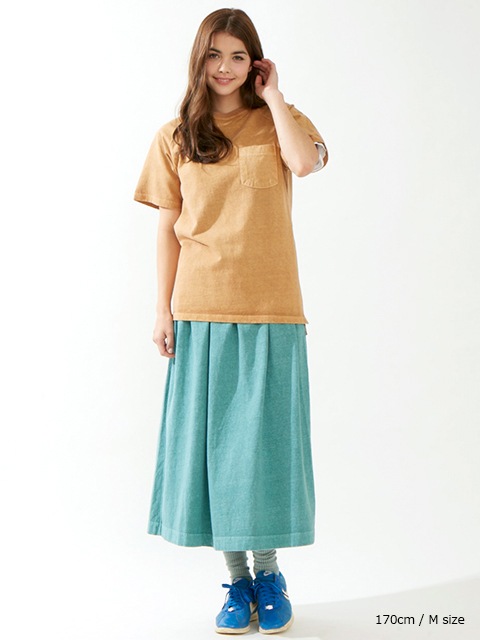 グッドオン GOODON ショートスリーブヘビーラグランポケットTシャツ P-ネイビー