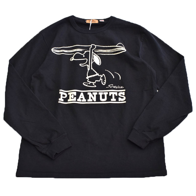 ヴィンテージピーナッツ スヌーピー ヘヴィーオンス 天竺TEE 長袖T