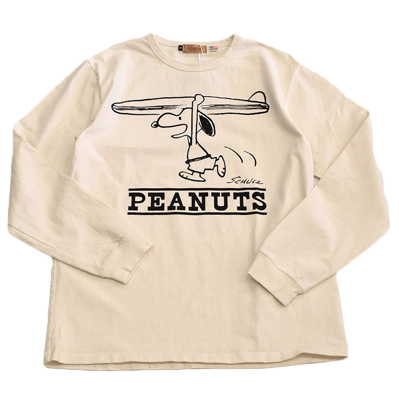 ヴィンテージピーナッツ スヌーピー ヘヴィーオンス 天竺TEE 長袖T