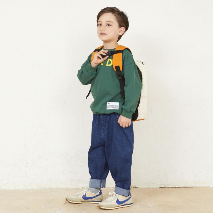 オフィシャルチーム デニムワイドタックパンツ 1222536