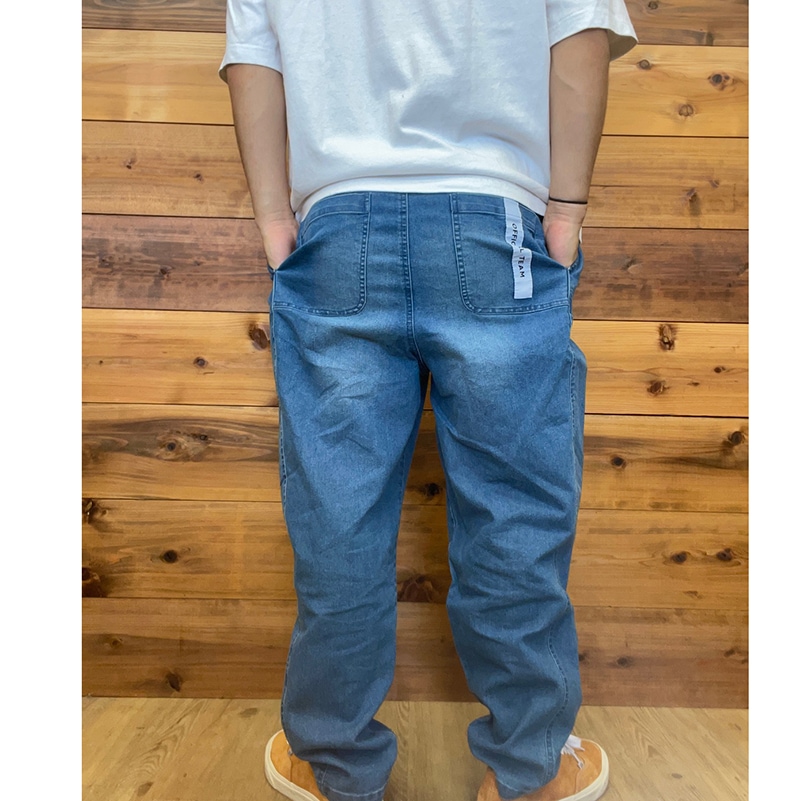 オフィシャルチーム デニムワイドタックパンツ 1222536