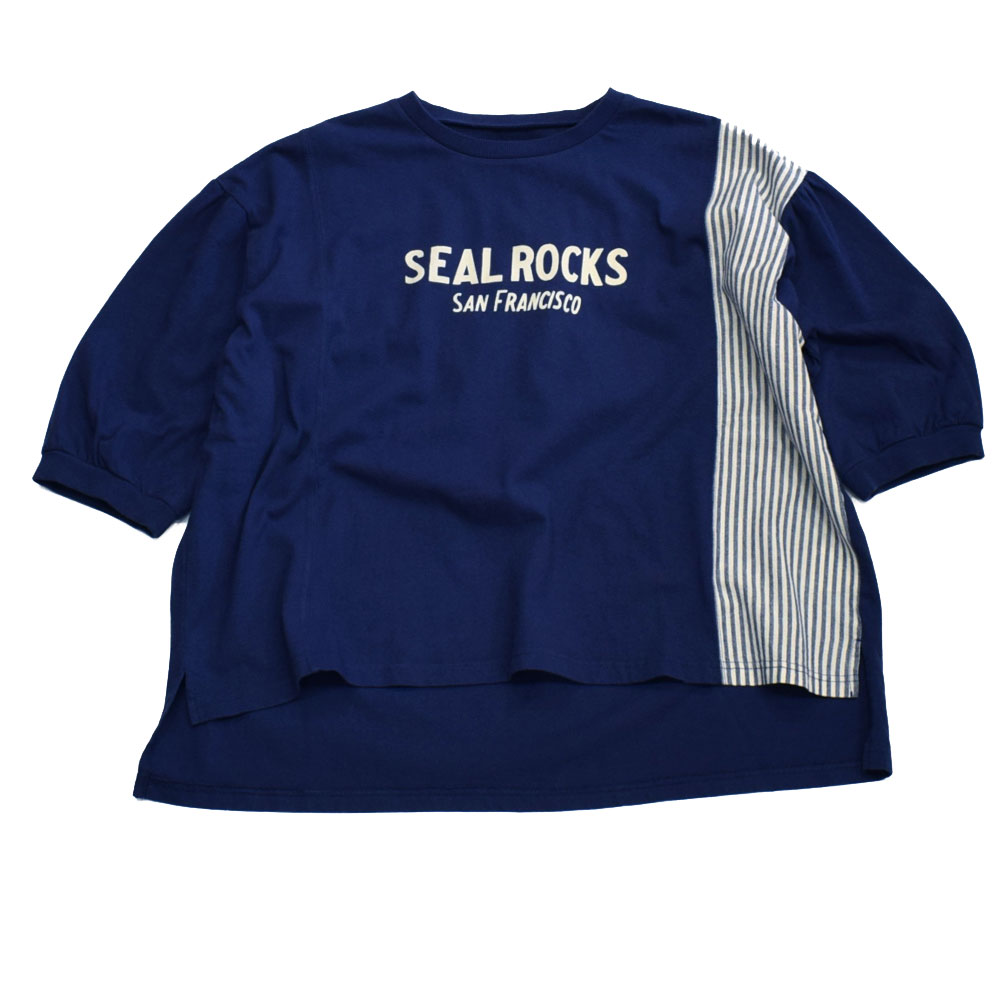 ライム ＬＩＭＥ レディース USコットン7部袖切り替えプルオーバー