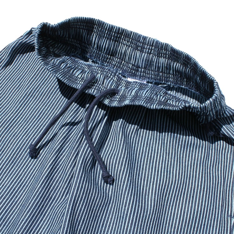 クックマン COOKMAN シェフパンツ ヒッコリー ネイビー 231-34806