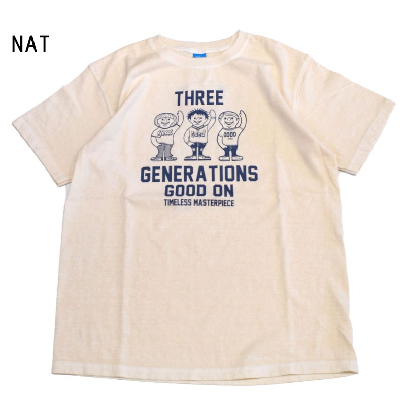 グッドオン GOODON THREE GENERATION SS Tシャツ OLSS1241