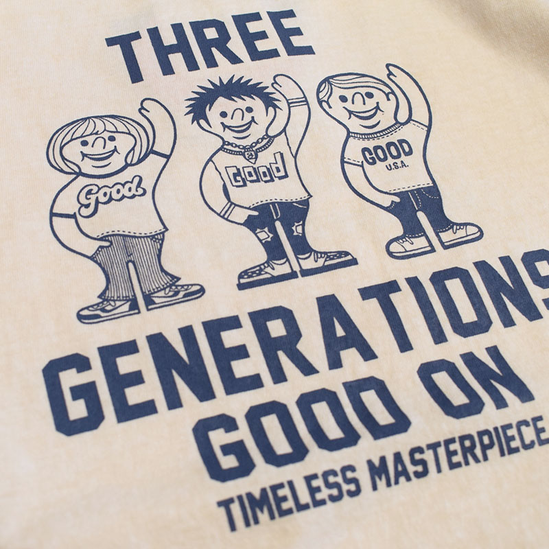 グッドオン GOODON THREE GENERATION SS Tシャツ OLSS1241