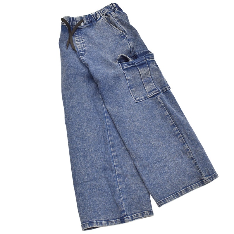 RICO SUCRE リコシュクレ ワイドカーゴ ケミカルデニム 253901