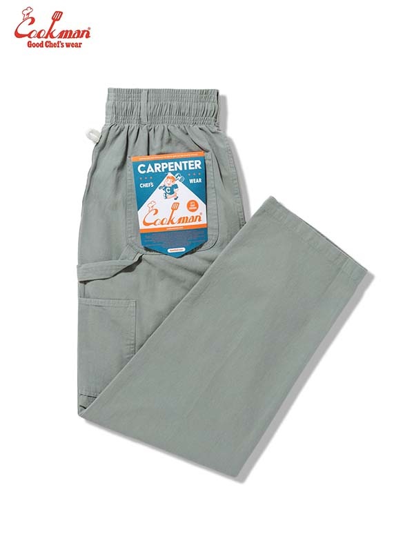 クックマン COOKMAN カーペンターズパンツ シェフパンツ キャンバス スティルウォーター 231-61841