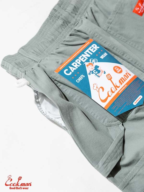 クックマン COOKMAN カーペンターズパンツ シェフパンツ キャンバス スティルウォーター 231-61841
