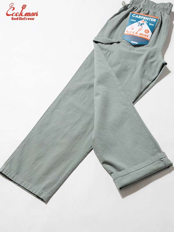 クックマン COOKMAN カーペンターズパンツ シェフパンツ キャンバス スティルウォーター 231-61841