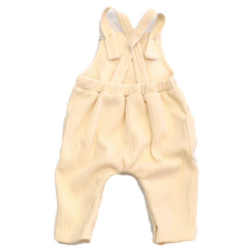 オーシャンアンドグラウンド Lastella ジャンボニットコールサロペット 3327704