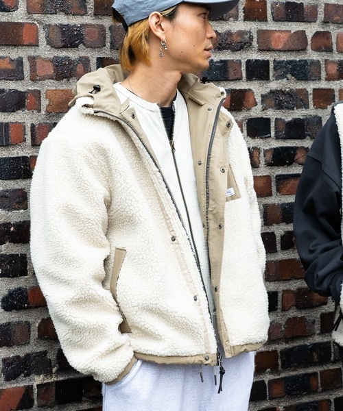 GYMMASTER ジムマスター リバーシブルマウンテンパーカー オフホワイト 933609