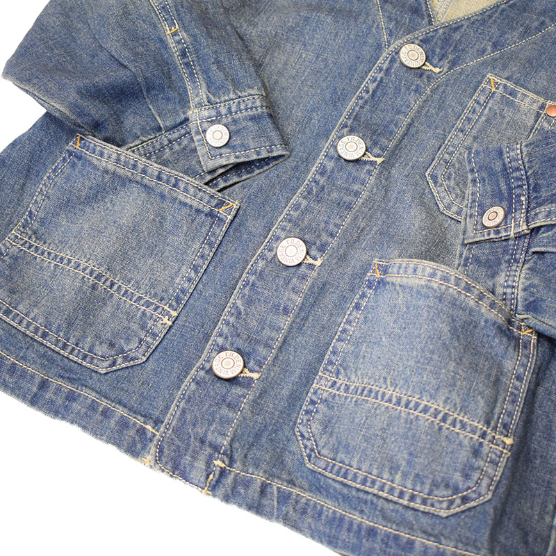 エフオーキッズ FOKIDS カバーオール エイジング加工 402025