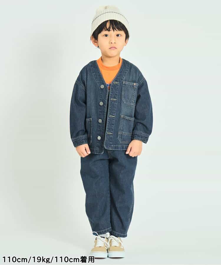 エフオーキッズ FOKIDS カバーオール エイジング加工 402025