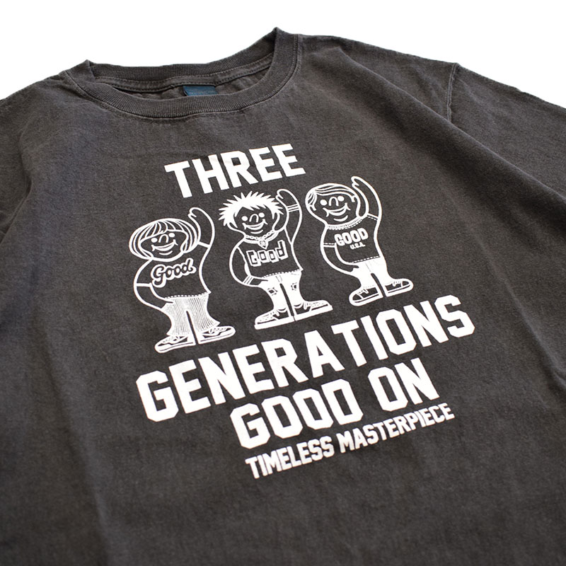 グッドオン GOODON 3ジェネレーション 半袖Tシャツ 1241 PBK