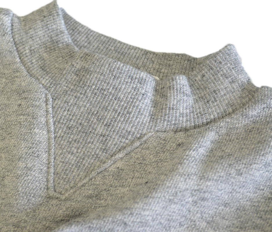 オーシャンアンドグラウンド デニムポケットスウェット グレー