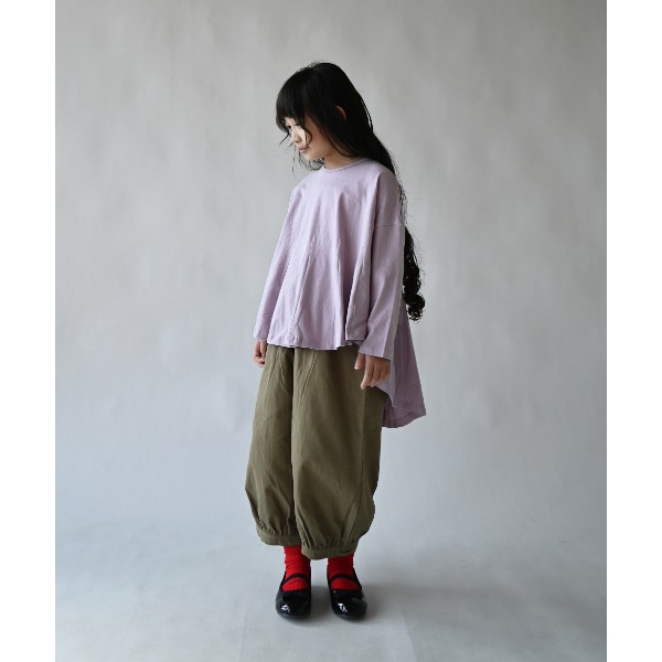 NHT エヌエイチティー ラウンドフレアーロングTシャツ 510261