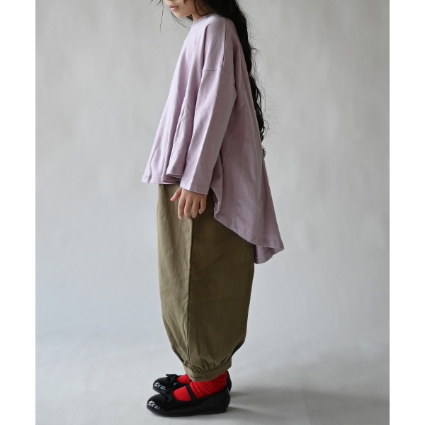 NHT エヌエイチティー ラウンドフレアーロングTシャツ 510261