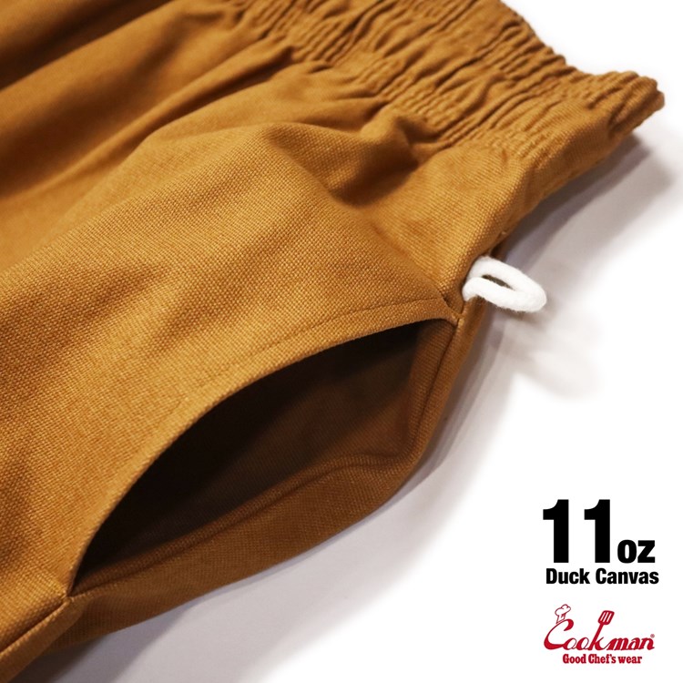 クックマン COOKMAN シェフパンツ ダックキャンバス ブラウン 231-23808