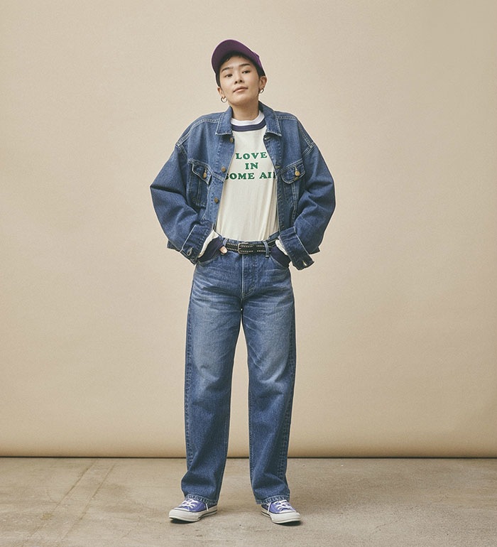 Lee リー レディース STANDARD WARDROBE ボーイズストレートパンツ LL2641