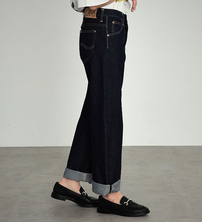 Lee リー レディース STANDARD WARDROBE ボーイズストレートパンツ LL2641