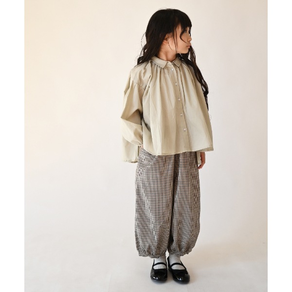 NHT エヌエイチティー ギャザーブラウス 510661