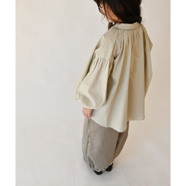NHT エヌエイチティー ギャザーブラウス 510661