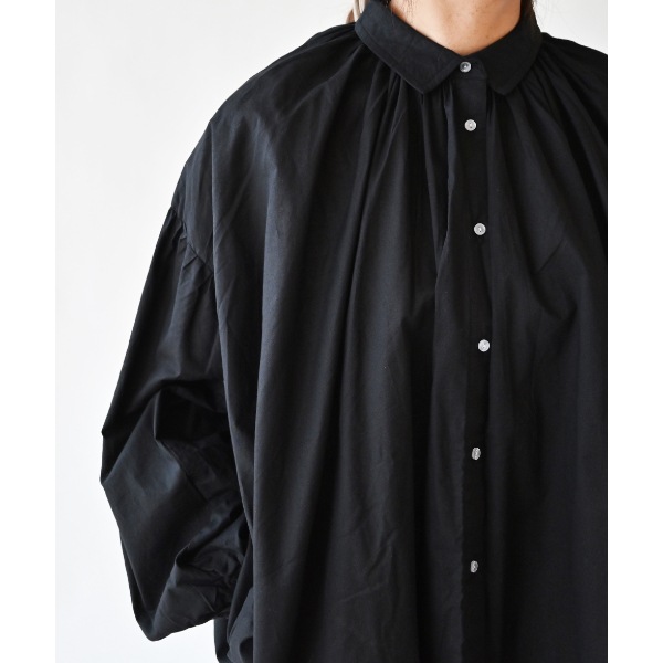 NHT エヌエイチティー ギャザーブラウス 510661