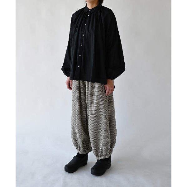 NHT エヌエイチティー ギャザーブラウス 510661