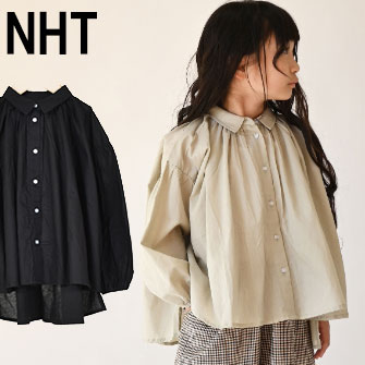 NHT エヌエイチティー ギャザーブラウス 510661