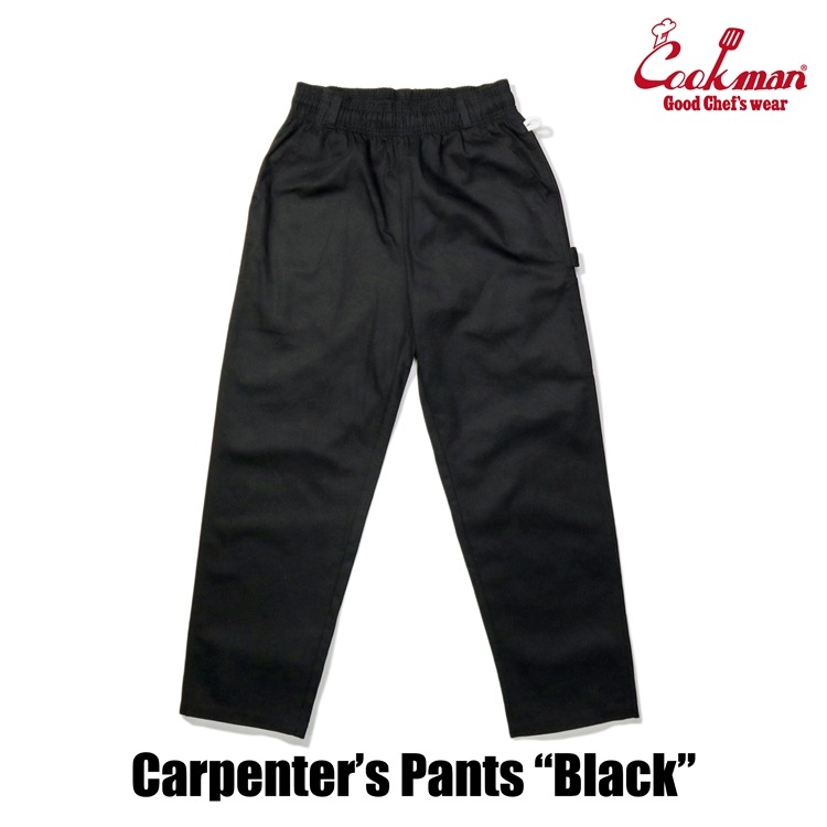 クックマン COOKMAN カーペンターズパンツ Carpenter's Pants シェフパンツ BK 231-43804