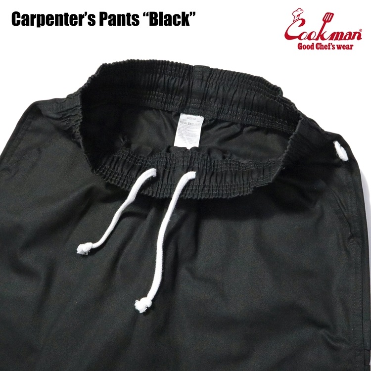 クックマン COOKMAN カーペンターズパンツ Carpenter's Pants シェフパンツ BK 231-43804