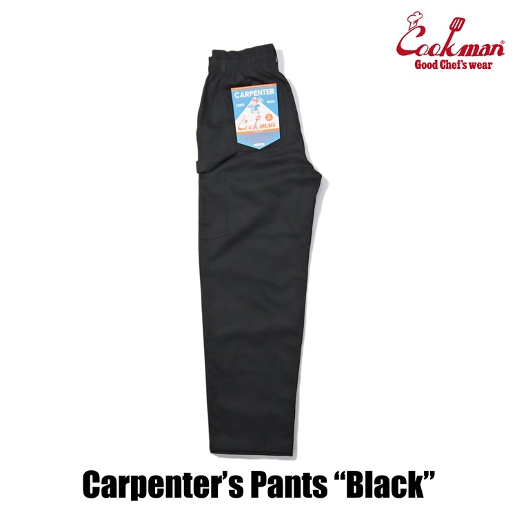 クックマン COOKMAN カーペンターズパンツ Carpenter's Pants シェフパンツ BK 231-43804
