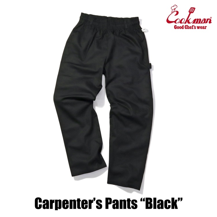 クックマン COOKMAN カーペンターズパンツ Carpenter's Pants シェフパンツ BK 231-43804