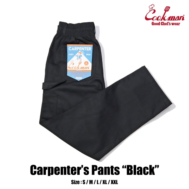 クックマン COOKMAN カーペンターズパンツ Carpenter's Pants シェフパンツ BK 231-43804