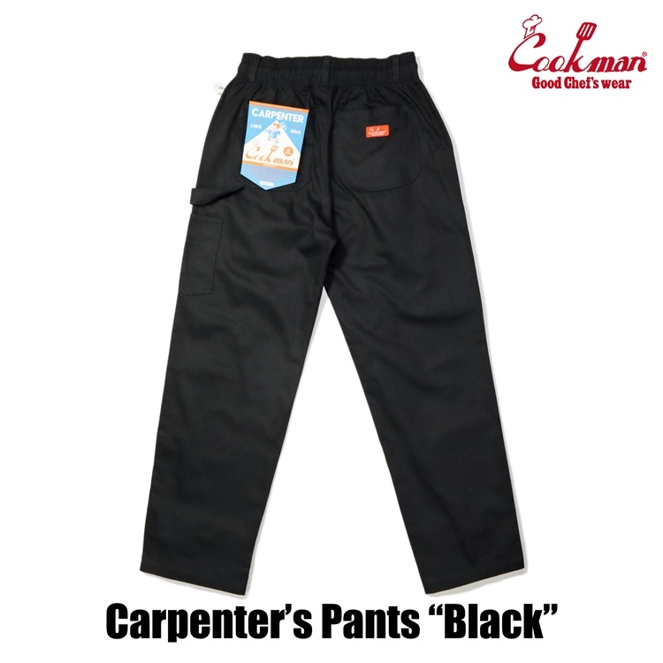 クックマン COOKMAN カーペンターズパンツ Carpenter's Pants シェフパンツ BK 231-43804
